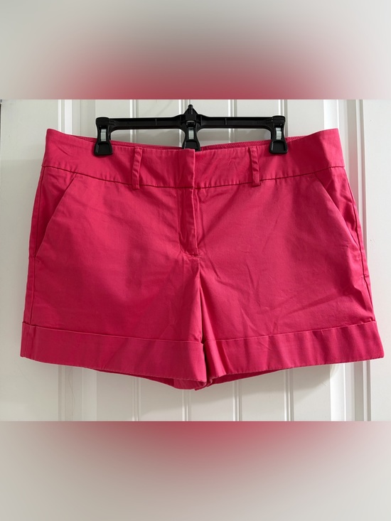 New York & Company Pants - New York & Company Bright Hot Pink Cuffed Shorts